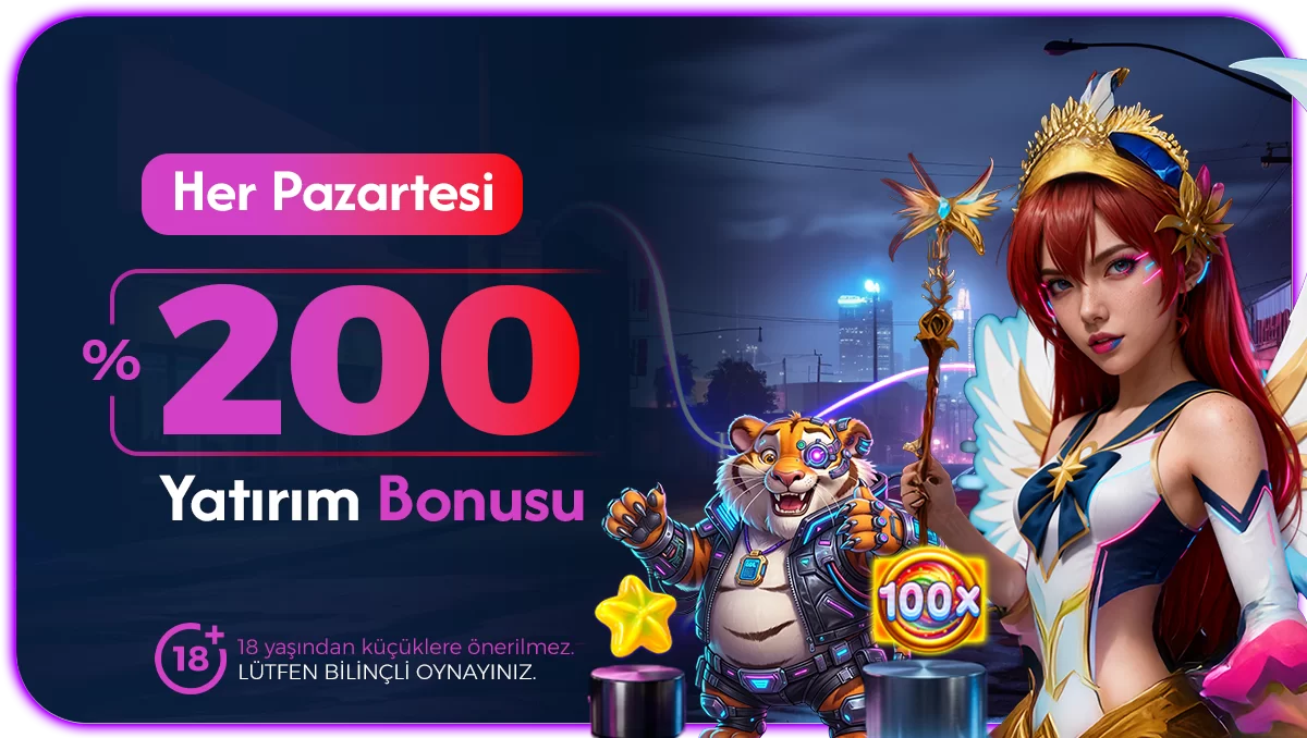 Favorisen Pazartesi yüzde 200 yatırım bonusu